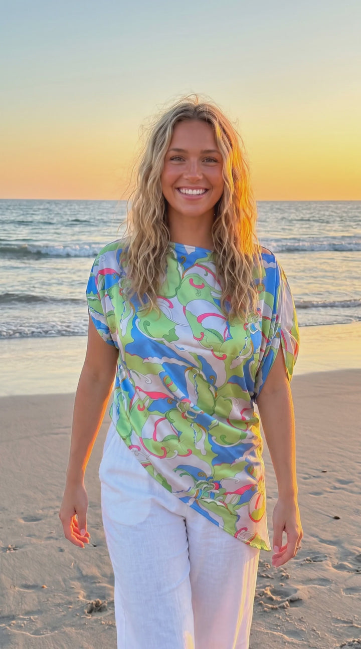 Pucci Print Silk Blouse