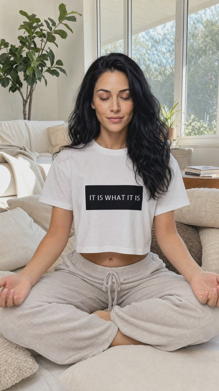 It Is What It Is - Women's Crop Top