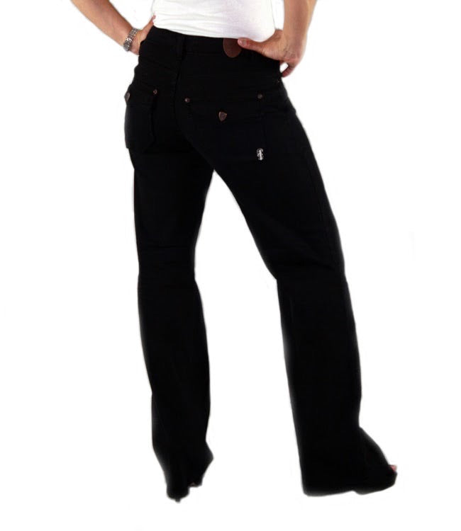 Flap pocket premium stretch twill bootcut pant