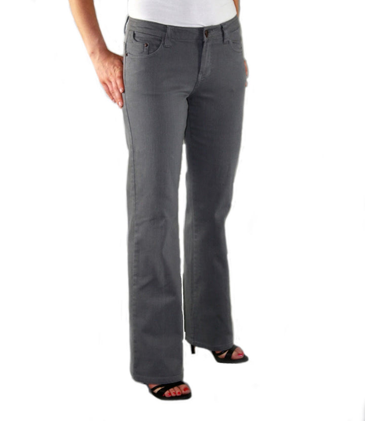 Flap pocket premium stretch twill bootcut pant