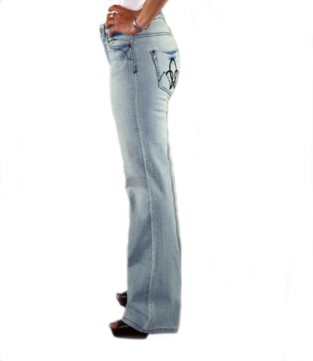 5 pocket traditional denim bootcut jean