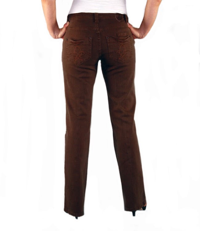 Premium Stretch Twill Signature stitch boot cut pants