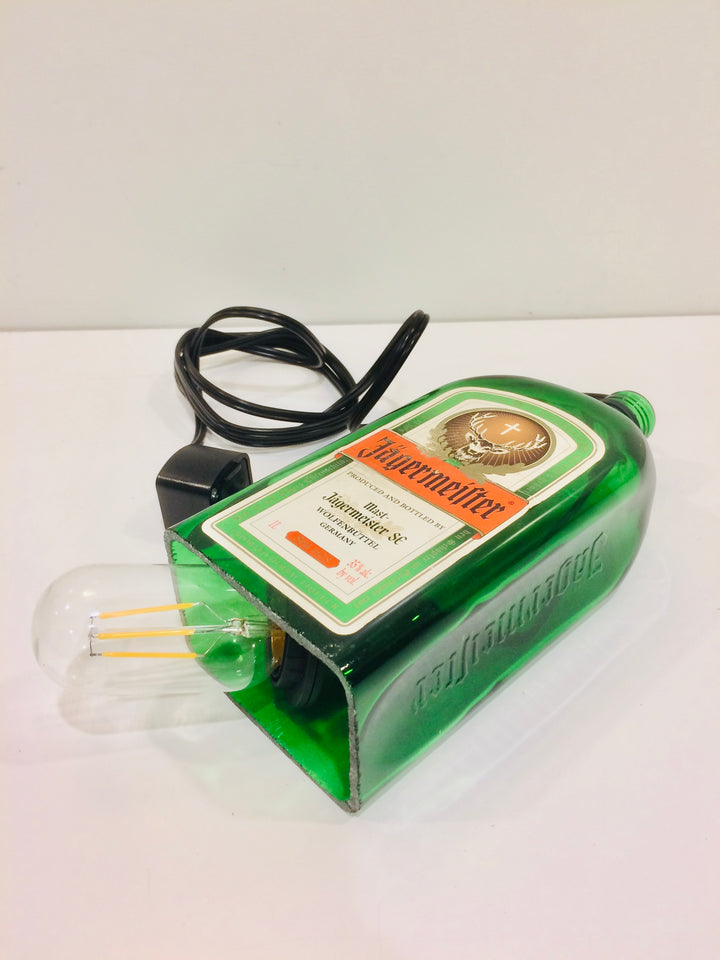 Jagermeister pendant drop light vintage Edison bulb